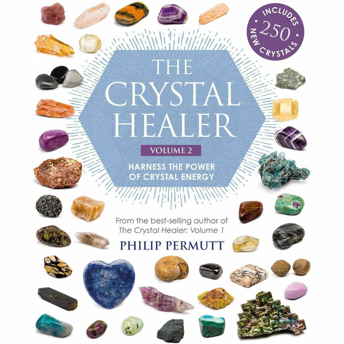 the book of crystal grids and the crystal healer 2 books collection set by philip permutt - The Book Bundle