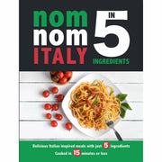 Ginos Italian Adriatic Escape [Hardcover], Nom Nom Italy In 5 Ingredients, 5 Simple Ingredients Slow Cooker 3 Books Collection Set - The Book Bundle