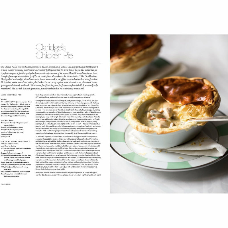 Hardcover of Claridge's: The Cookbook by Mitchell Beazley, featuring elegant cover design and culinary inspiration.