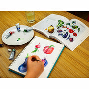 Paperback book titled "If You're Bored with Watercolour Read This" by Veronica Ballart Lilja, published by Ilex Press, resting on a surface.