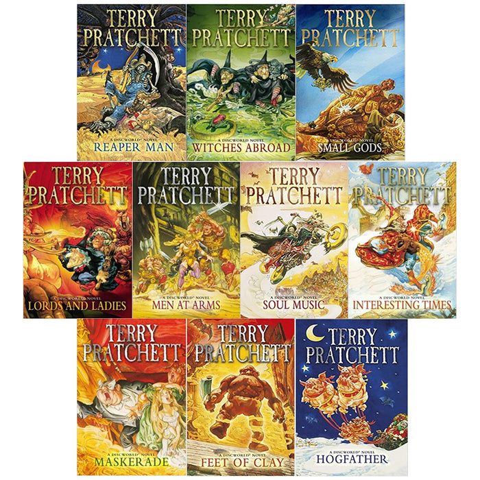 Terry pratchett Discworld novels Series 3 and 4 :10 books collection set - The Book Bundle