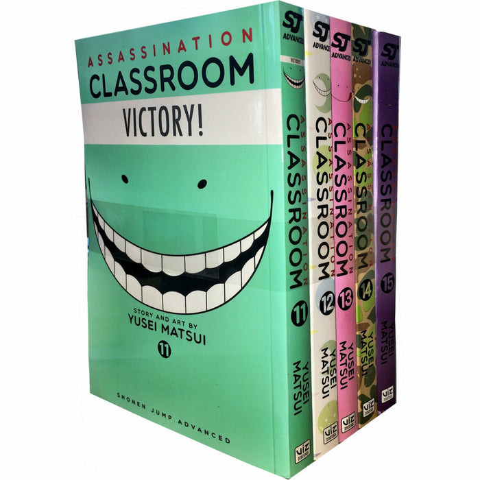 Assassination Classroom Volume 11-15 Collection 5 Books Set (Series 3) by Yusei Matsui - The Book Bundle