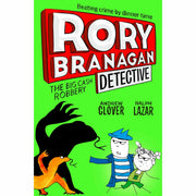 Set of four Rory Branagan detective series paperback books by Andrew Clover, featuring colorful covers and illustrations.