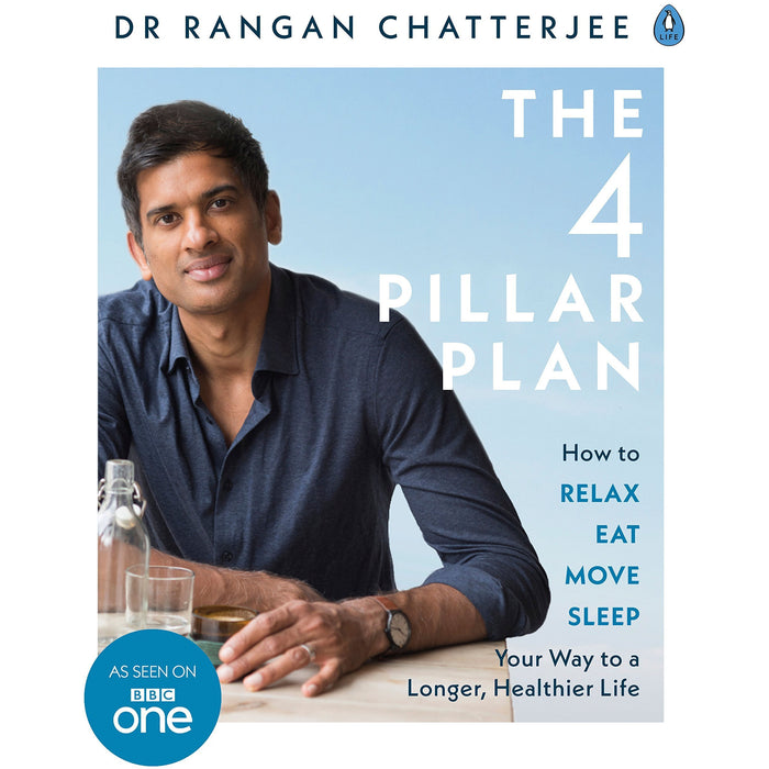 Rangan chatterjee 4 pillar plan, the stress solution 2 books collection set - The Book Bundle