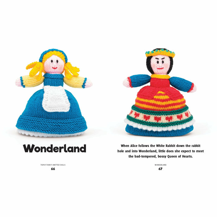 Topsy-Turvy Knitted Doll: 10 Fun Reversible Toys to Make By Sarah Keen - The Book Bundle