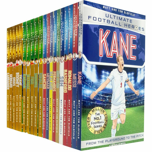 Ultimate & Classic Football Heroes Collection 20 Books Set Pack - The Book Bundle