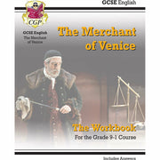 Cgp gcse english shakespeare 3 books collection set - merchant of venice workbook, text guide, the complete play - The Book Bundle