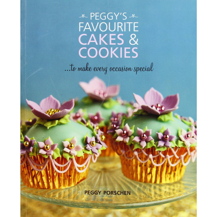 Peggy Porschen Collection 2 Books Bundle With Gift Journal (Peggy's Favourite Cakes & Cookies [Paperback], Cupcakes) - The Book Bundle