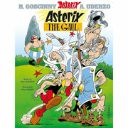 Asterix Series 5 Books Collection Set by René Goscinny and Albert Uderzo, paperback editions, featuring colorful comic covers.