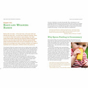 Hardcover of "The Baby-led Weaning Cookbook" by Gill Rapley and Tracey Murkett, featuring colorful illustrations on the cover.
