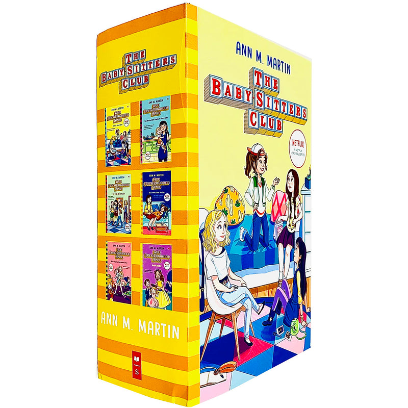 The Babysitters Club Books 1-6 collection set by Ann M. Martin, featuring the cover of "Claudia and the Phantom Phone Calls."