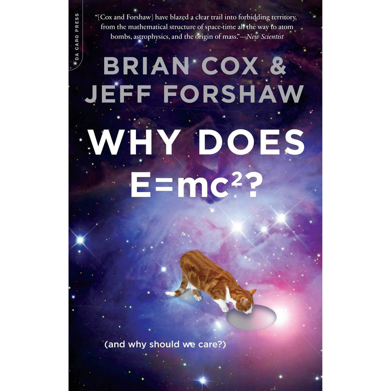 Four paperback science books by Professor Brian Cox, Andrew Cohen, and Jeff Forshaw, covering forces of nature, planets, the universe, and E=mc2.