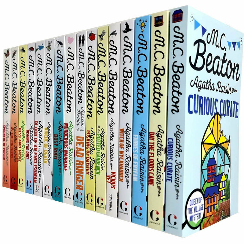 Agatha Raisin Series 16 Books Collection Set By M C Beaton - The Book Bundle
