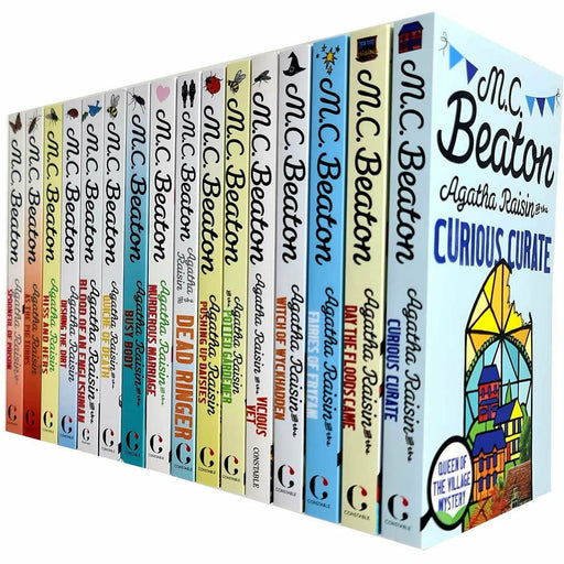 Agatha Raisin Series 16 Books Collection Set By M C Beaton - The Book Bundle
