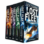 Jack Campbell Lost Fleet Beyond the Frontier Series 5 Books Collection Set (Invincible, Guardian, Leviathan, Dreadnaught, Steadfast) - The Book Bundle