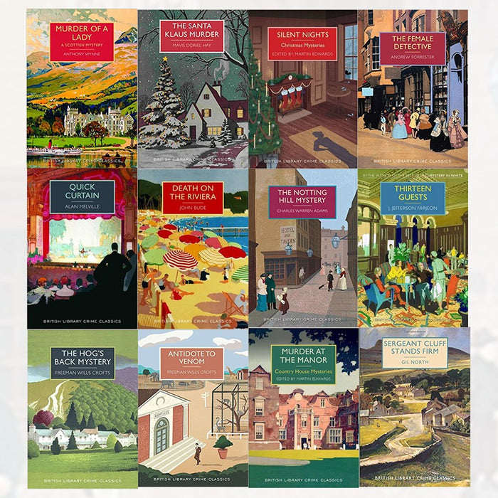 British Library Crime Classics 12 Books Collection Series 3 and 4 | The ...
