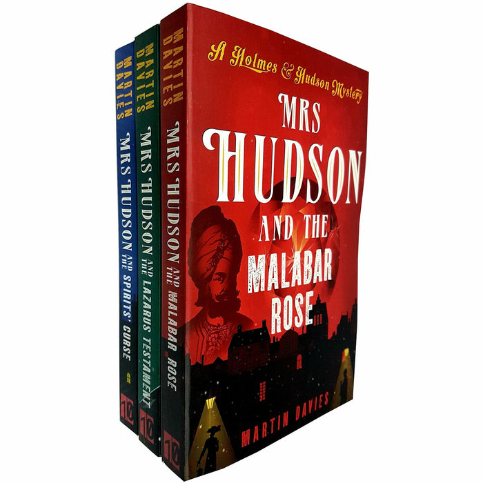 Martin Davies Holmes and Hudson Series 3 Books Collection Set (Mrs Hudson and the Spirits Curse, Mrs Hudson and the Malabar Rose) - The Book Bundle