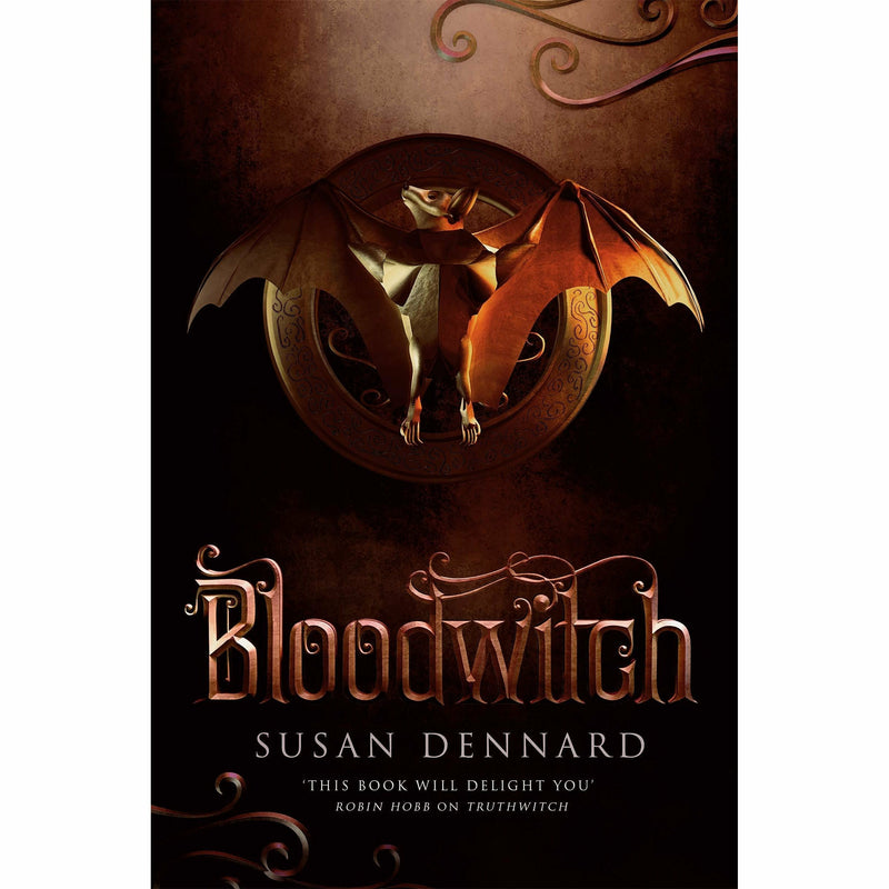 Three paperback books from Susan Dennard's Witchlands series collection, featuring colorful fantasy covers.