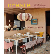Emily Henson Collection 2 Books Set by Ryland Peters & Small, featuring "Create Inspiring Homes" and "Life Unstyled" on a bookshelf.