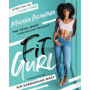 Two books from the Fit Gurl The Total-Body Turnaround Program collection by Melissa Alcantara and Cameron Diaz, featuring fitness and health tips.