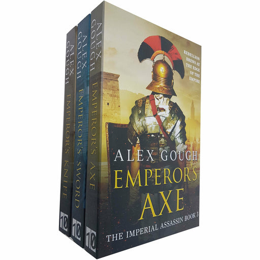 Alex Gough 3 Books Collection Set (Emperor's Axe, Emperor's Knife, Emperor's Sword) - The Book Bundle