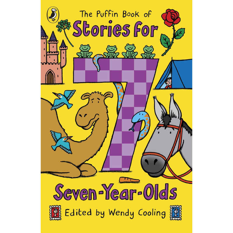 Set of four Puffin paperback storybooks by Wendy Cooling, featuring colorful covers and engaging fiction for young readers.
