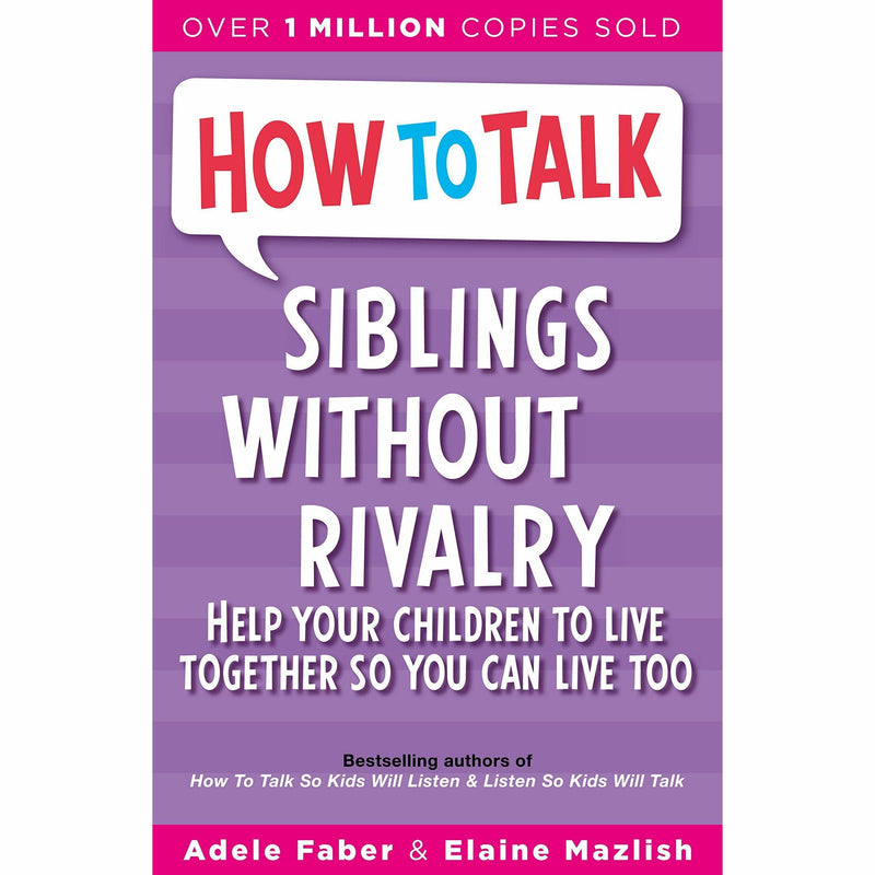Five paperback books from the "How To Talk So Kids Will Listen & Listen So Kids Will Talk" collection by Adele Faber and Elaine Mazlish.