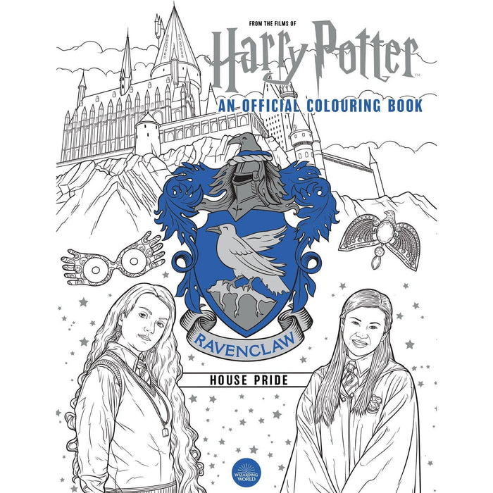 Harry Potter Collection The Official Colouring 4 Books Collection Set(Ravenclaw House Pride, Gryffindor House Pride, Hufflepuff House Pride & Slytherin House Pride) - The Book Bundle