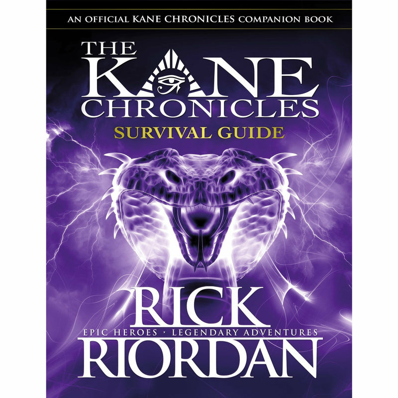 The Kane Chronicles 5 Books Set By Rick Riordan (The Red Pyramid, Throne of Fire, Serpent's Shadow, Survival Guide, Brooklyn House) - The Book Bundle
