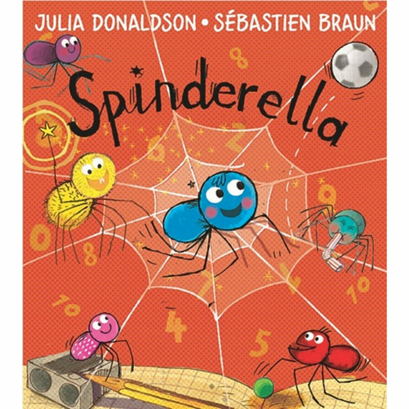 Julia Donaldson 5-book children's set including Christmas Pine, Spinderella, Night Monkey, and Day Monkey by Macmillan Children's Books.