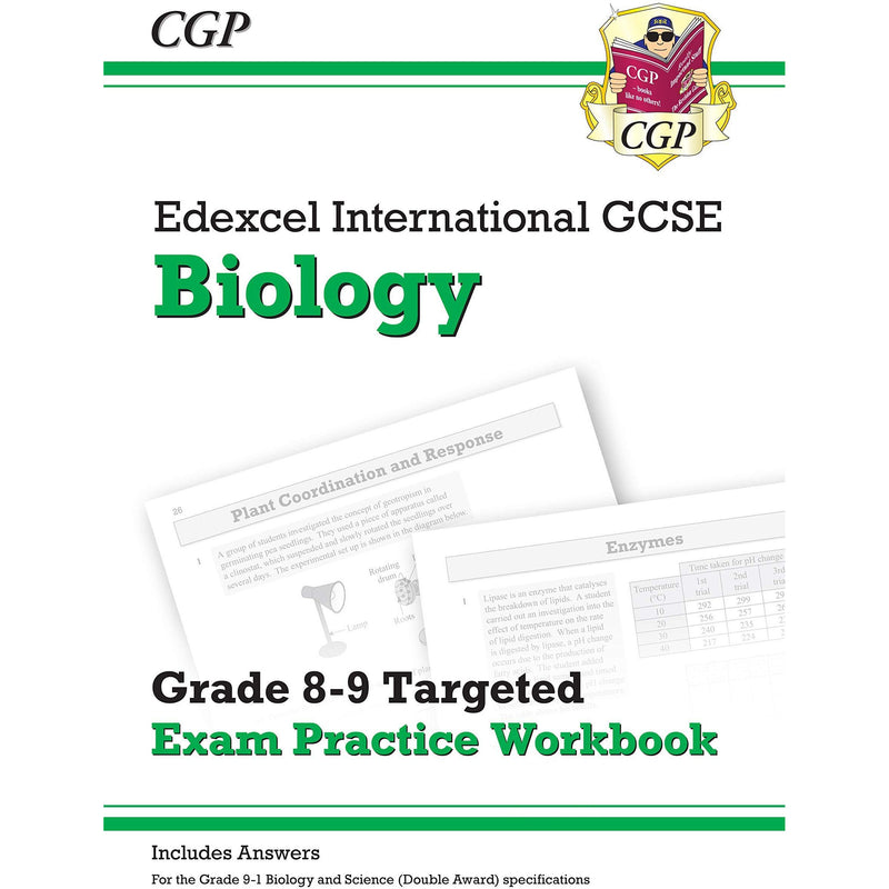 Cgp igcse 9-1 edexcel international gcse chemistry, biology, physics, 3 books collection set - grade 8-9 targeted exam practice workbook - The Book Bundle