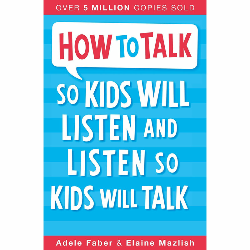 Set of five paperback books by Adele Faber and Elaine Mazlish on effective communication with children, published by Piccadilly Press.
