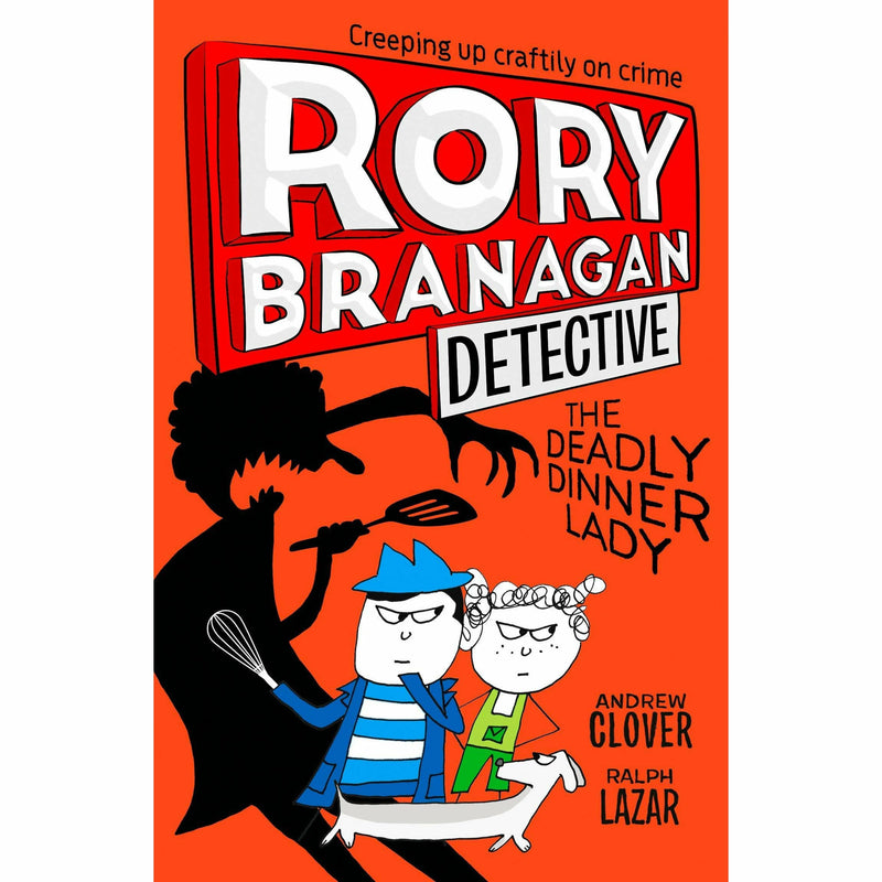 Four paperback Rory Branagan Detective Series books by Andrew Clover, fiction collection in a HarperCollinsChildren'sBooks set.
