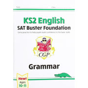 CGP New KS2 English SAT Buster Foundation Grammar, Punctuation, Spelling, Grammar 4 Books Collection Set - The Book Bundle
