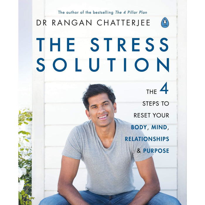 Rangan chatterjee 4 pillar plan, the stress solution 2 books collection set - The Book Bundle