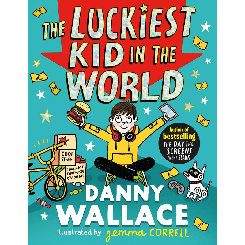 Danny Wallace Collection 3 Books Set Day Screens Went Blank, Boss of Everyone, The Luckiest Kid in the World - The Book Bundle