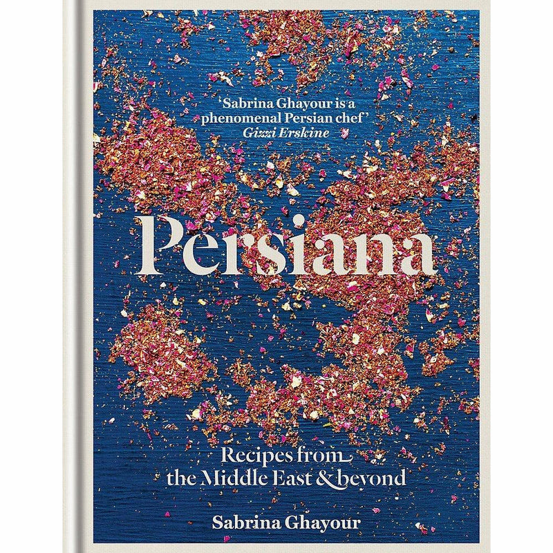 Set of three Persiana, Kaukasis, and The Cookbook books by Sabrina Ghayour in mixed formats, featuring colorful cover designs.