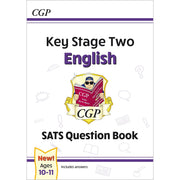 CGP New KS2 English SATS Question Book Ages 10-11, Stretch, Grammar Punctuation and Spelling Workbook Ages 7-11 Collection 4 Books Set - The Book Bundle