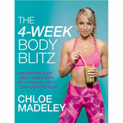 Two paperback books from the 4-Week Body Blitz and Lean In 15: The Sustain Plan collection by Chloe Madeley and Joe Wicks.