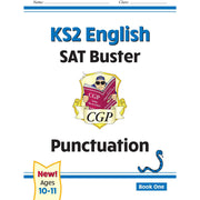 CGP KS2 English SAT Buster Grammar, Punctuation Book, Spelling Book, Grammar, Punctuation and Spelling Answer Book 4 Books Collection Set - The Book Bundle