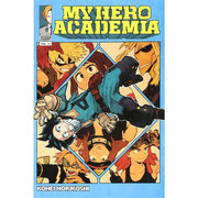 Set of 10 My Hero Academia paperback books by Kouhei Horikoshi, featuring colorful manga covers from the Viz LLC collection.