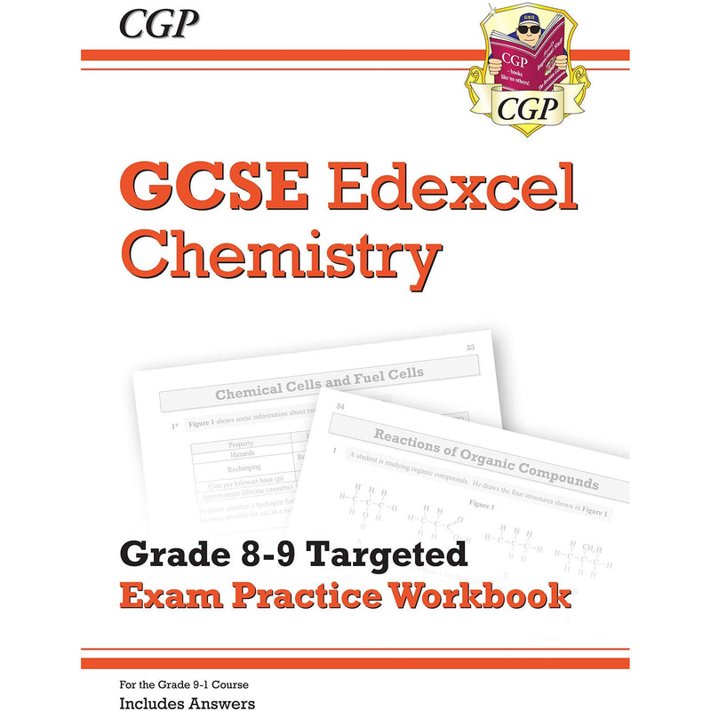 Cgp gcse 9-1 chemistry, biology, physics 3 books collection set- edexcel grade 8-9 targeted exam practice workbook - The Book Bundle