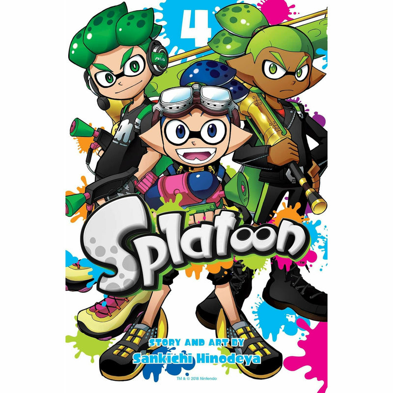 The Splatoon Series Volume 2, 3, 4 Collection 3 Books Set by Sankichi Hinodeya - The Book Bundle