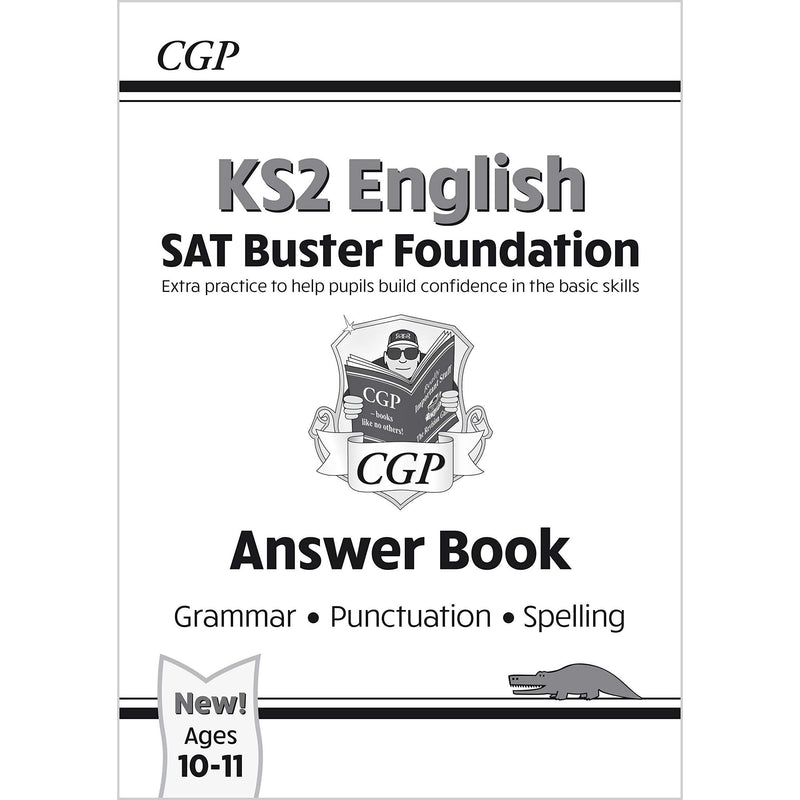 CGP New KS2 English SAT Buster Foundation Grammar, Punctuation, Spelling, Grammar 4 Books Collection Set - The Book Bundle