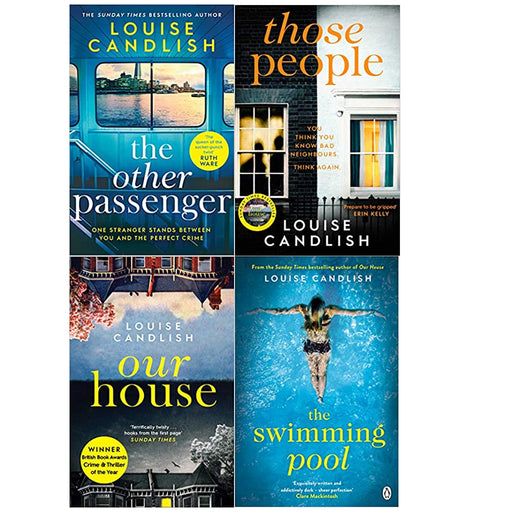 Louise Candlish 4 Books Set (The Other Passenger, Our House, Those People, The Swimming Pool) - The Book Bundle