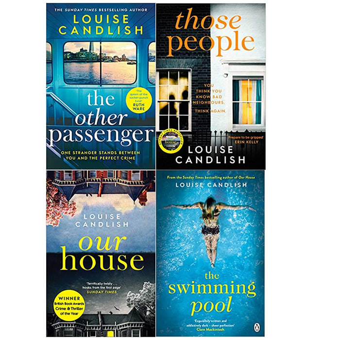 Louise Candlish 4 Books Set (The Other Passenger, Our House, Those People, The Swimming Pool) - The Book Bundle