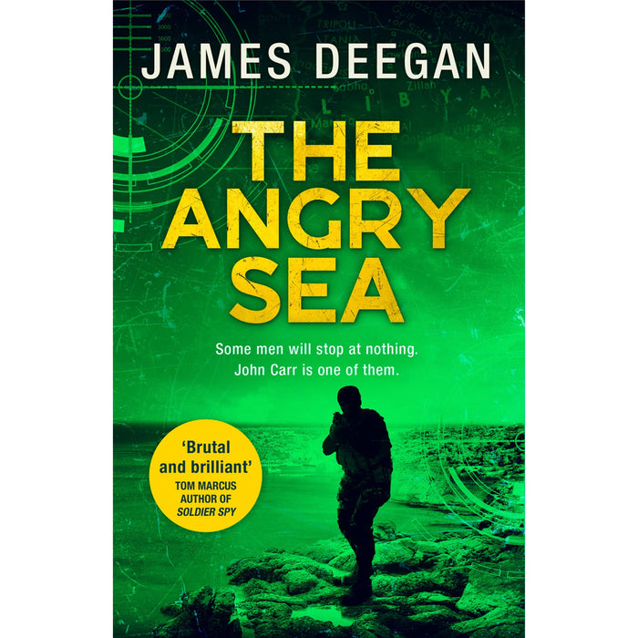 A John Carr Thriller 2 Books Collection Set By James Deegan (Once a Pilgrim, The Angry Sea) - The Book Bundle