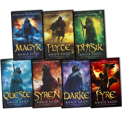 Angie Sage Septimus Heap 7 Books Collection Set - The Book Bundle