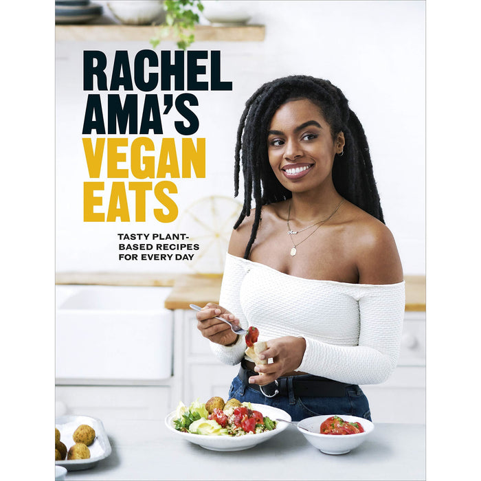 Rachel Ama Vegan Eats [Hardcover], Vegan Longevity Diet, Vegan Cookbook For Beginners 3 Books Collection Set - The Book Bundle