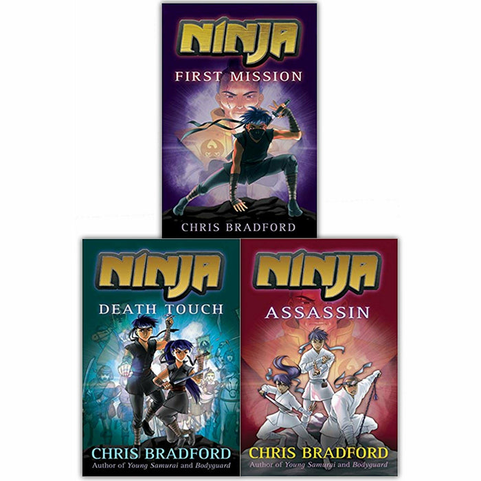 Chris Bradford Ninja Series 3 Books Collection Set - The Book Bundle
